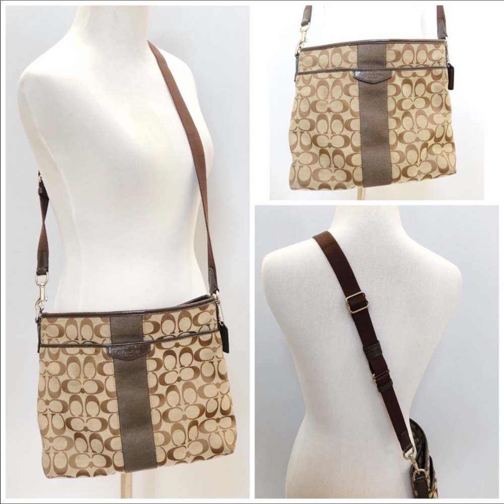 👜Coach “FILE Bag” (crossbody) 🤎LIKE NEW🤎 {EUC}